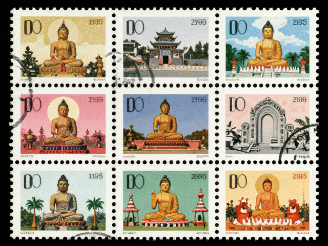 1992-2002编号邮票收藏指南，佛教圣地与个性化专用邮票赏析