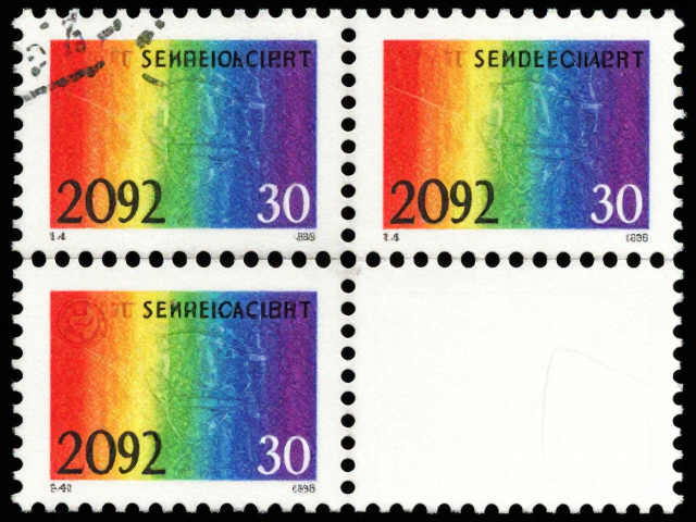 1992-2002编号邮票价值解析,发行量定基础,彩虹印刷成关键
