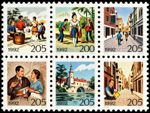1992-2002编号邮票名画系列，纪念邮票专用志号解析与价值