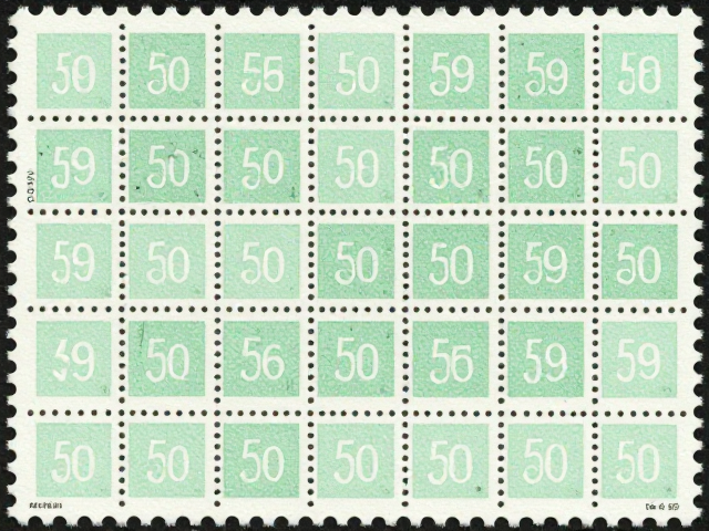 1992-2002编号邮票背胶均匀吗？荧光防伪印刷鉴别技巧