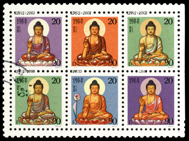 1992-2002编号票过渡期,佛教圣地邮票发行始末与价值解析