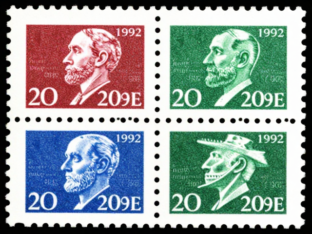 1992-2002编号邮票价格，品相与荧光防伪印刷如何影响价值