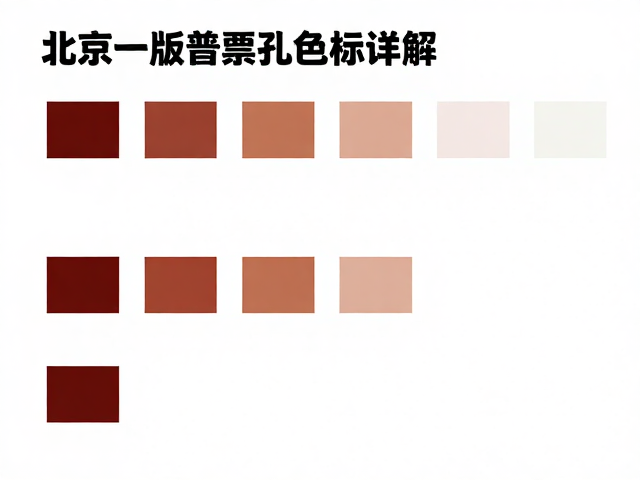 北京一版普票齿孔11.5度与色标详解，高流量收藏指南