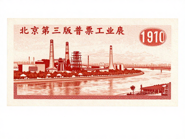 北京第三版普票，1970-1980工业成就与黄河风采