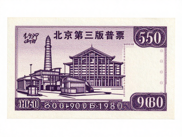 北京第三版普票（1970-1980），薄型纸上的科技工业成就