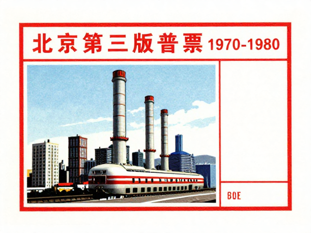北京第三版普票1970-1980,宣传画风见证科技工业成就
