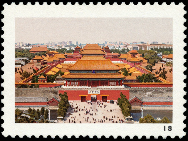 北京第三版普票(1970-1980)赏析，齿孔细节与宏大构图的艺术魅力