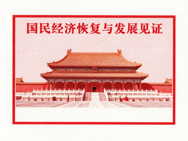 北京第三版普票(1970-1980),构图宏大的国民经济恢复与发展见证
