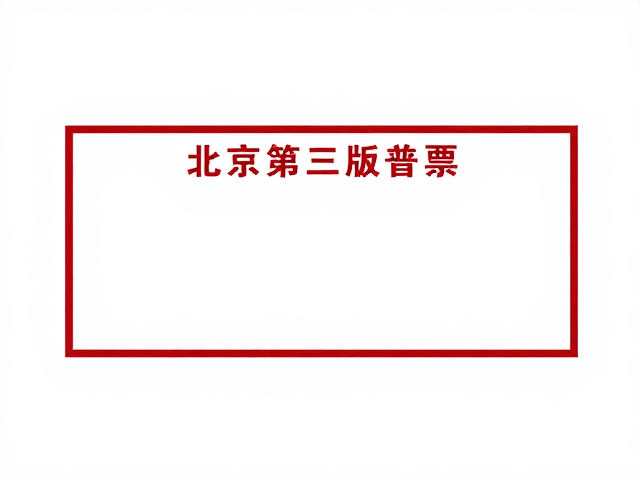 北京第三版普票（1970-1980），简洁明快设计与防潮防霉保存指南