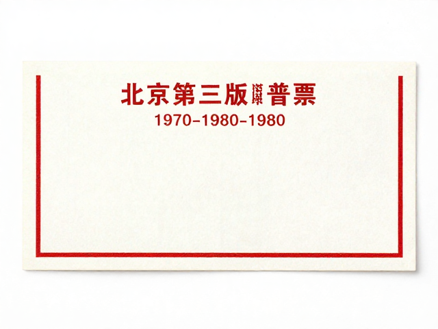 北京第三版普票(1970-1980),简洁明快设计与防潮防霉保存指南