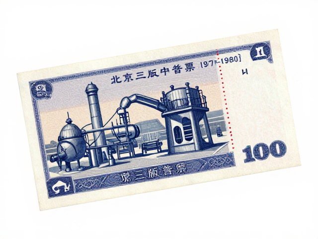 北京第三版普票（1970-1980），薄型纸上的科技工业成就
