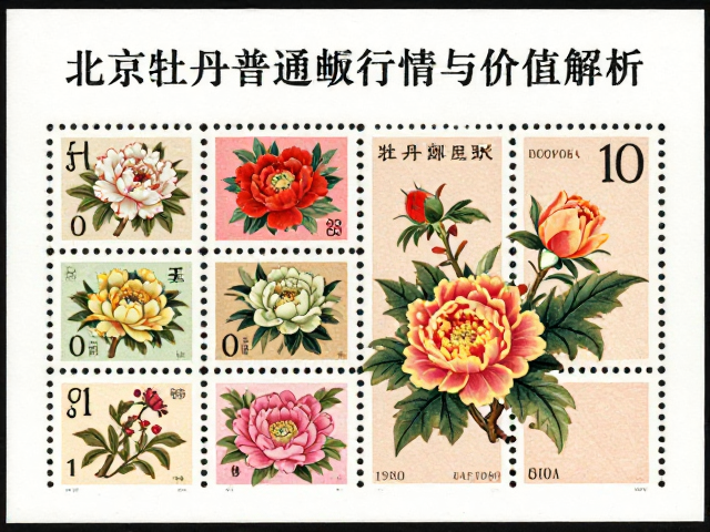 北京第三版普票(1970-1980),牡丹普通邮票行情与价值解析
