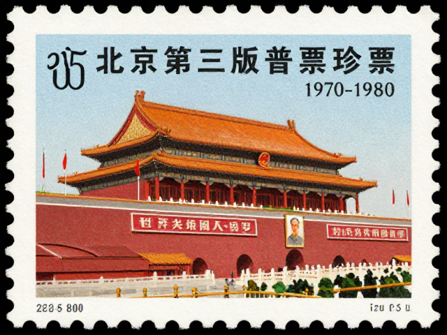 北京第三版普票(1970-1980),宣传画风格下的普通邮票珍赏