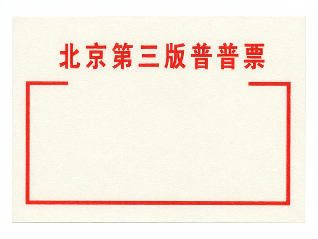 北京第三版普票（1970-1980）胶印版，简洁明快风格下的收藏价值
