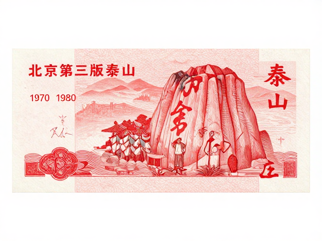 北京第三版普票泰山,1970-1980年庄重肃穆的红色记忆与收藏价值