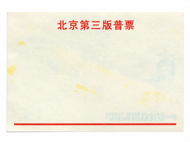北京第三版普票(1970-1980)薄型纸防折痕黄斑养护指南