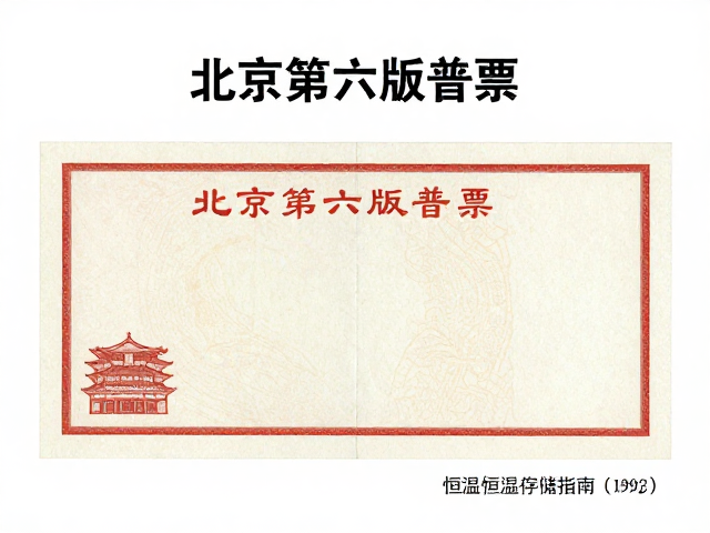 北京第六版普票(1993-2002)影写版特征与恒温恒湿存储指南