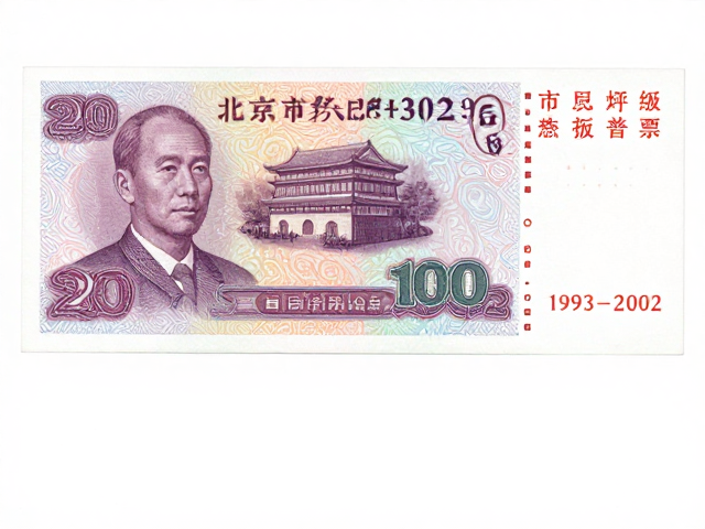 北京第六版普票(1993-2002)藏评,百万级发行与隐形图案特征解析
