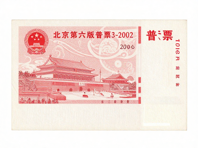 北京第六版普票(1993-2002)藏评,百万级发行与隐形图案特征解析
