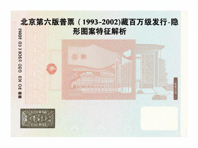 北京第六版普票(1993-2002)藏评,百万级发行与隐形图案特征解析