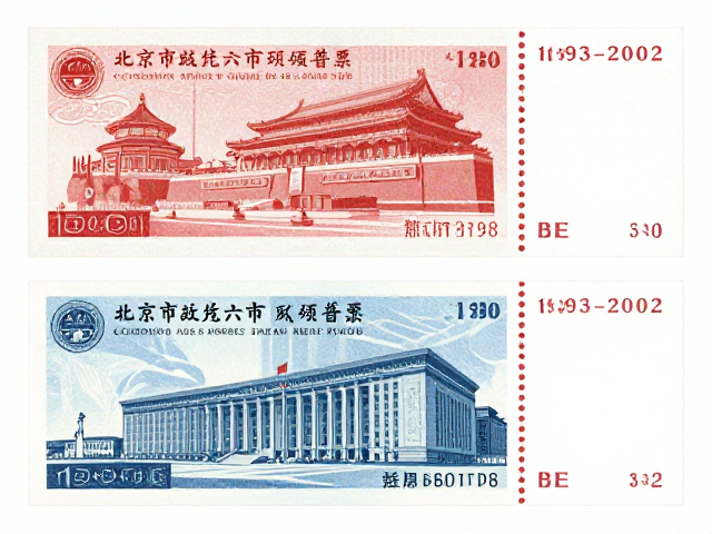 北京第六版普票（1993-2002），从政治宣传向文化艺术的过渡，见证邮电部变迁