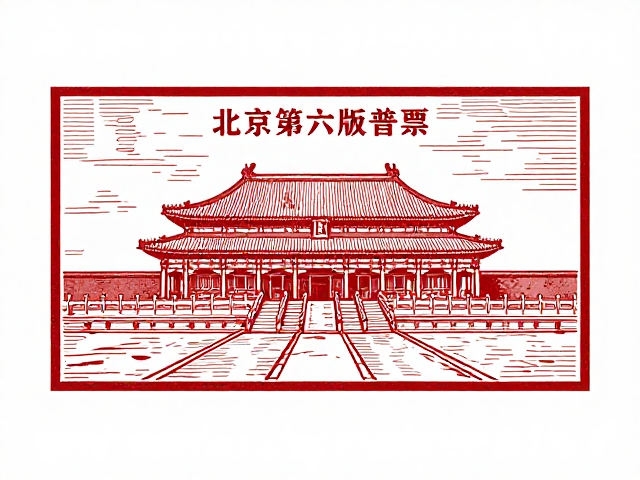 北京第六版普票(1993-2002)，版画风格下的名胜古迹图鉴