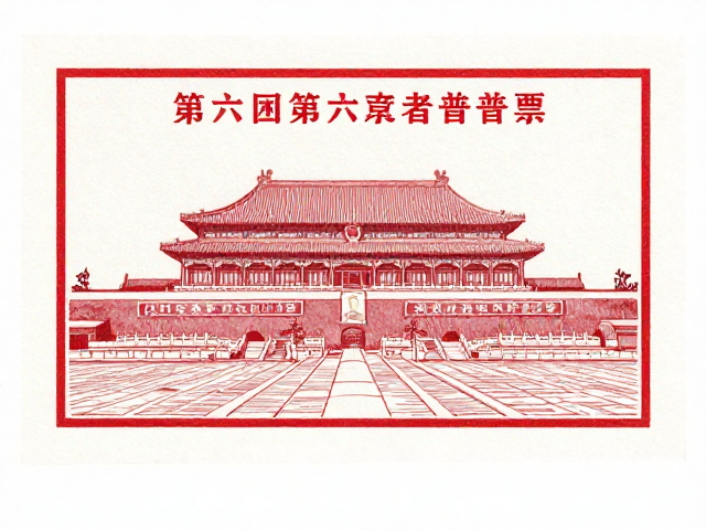 北京第六版普票(1993-2002)，版画风格下的名胜古迹图鉴