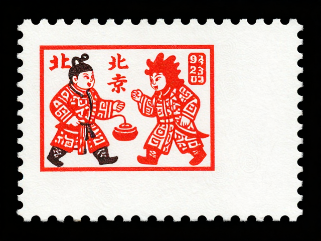 北京第六版普票(1993-2002)，异形齿孔与年画风格绝版赏析