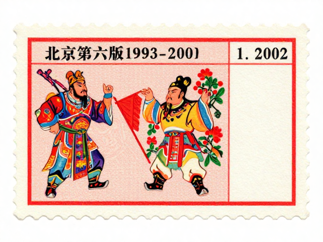 北京第六版普票(1993-2002),异形齿孔与年画风格绝版赏析
