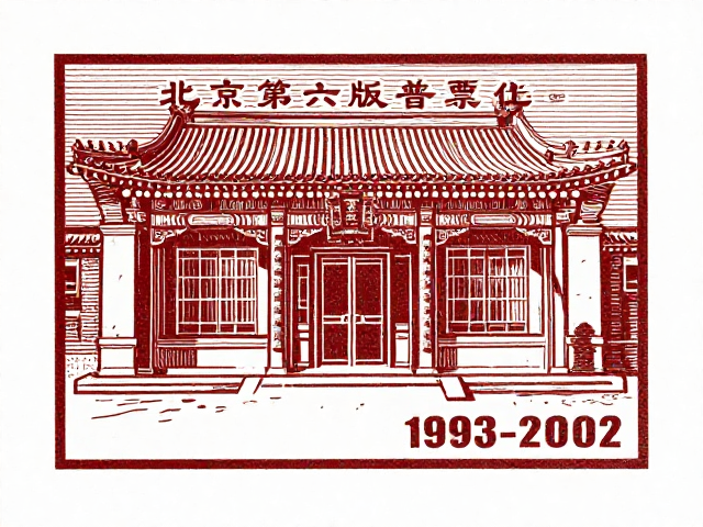北京第六版普票(1993-2002)，版画风格下的邮政业务多元化探索