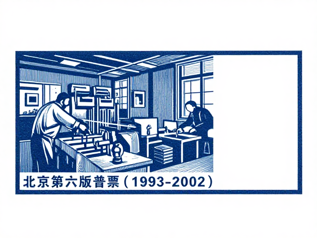 北京第六版普票(1993-2002),版画风格下的邮政业务多元化探索