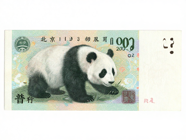 北京1993-2002版普票,大熊猫图案与普通胶版纸的收藏价值解析