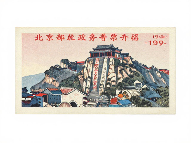 北京第六版普票(1993-2002)泰山图景，见证邮政业务多元化演变