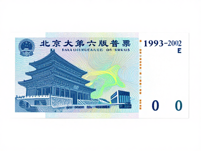 北京第六版普票(1993-2002),现代抽象设计与荧光防伪版鉴别指南