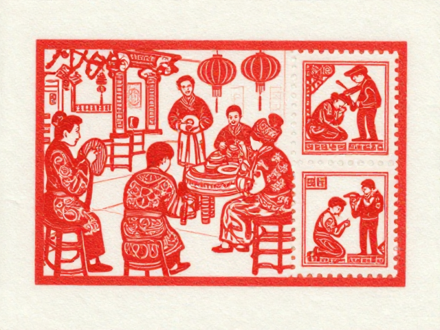 北京1993-2002第六版普票,影写版工艺与传统节日邮票赏析