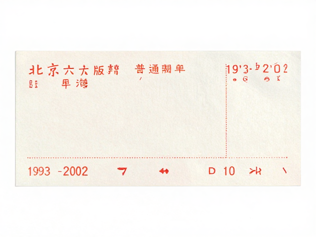 1993-2002北京第六版普票普通单枚如何防潮防霉