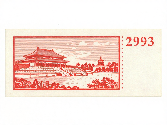 北京1993-2002版普票，版画风格下的京味风景名胜图鉴