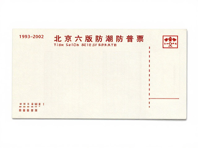 北京第六版普票(1993-2002)普通单枚防潮防霉指南