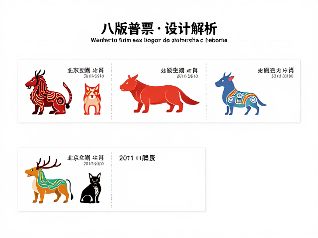 北京八版普票2011-2018动物生肖双连三连四方连设计解析