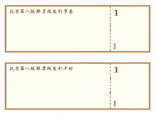 北京第八版普票发行节奏与小型张配票设计解析