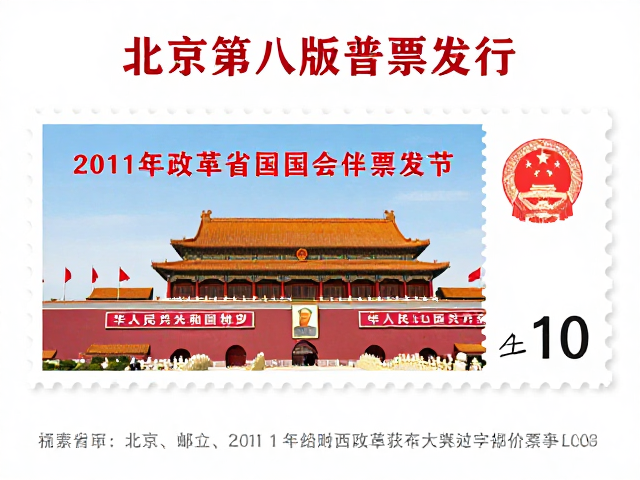 北京第八版普票发行,2011年邮政改革后重大政治事件纪念