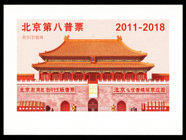 北京第八版普票(2011-2018)小型张配票设计,主体形象突出解析