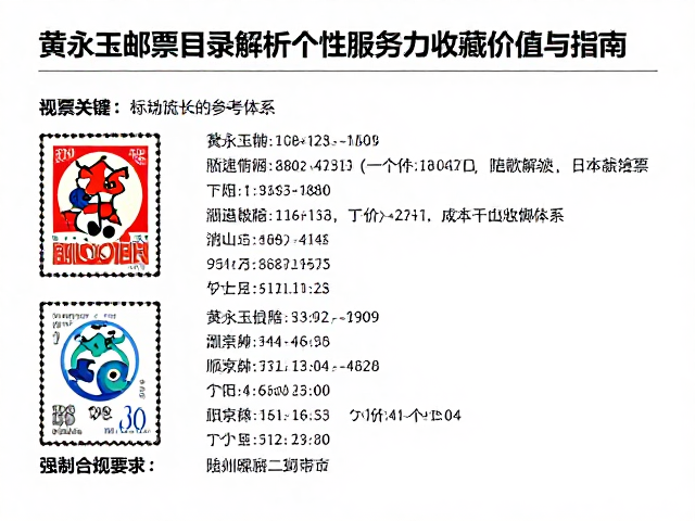 黄永玉邮票目录解析,个性化服务专用邮票四方联收藏价值与指南