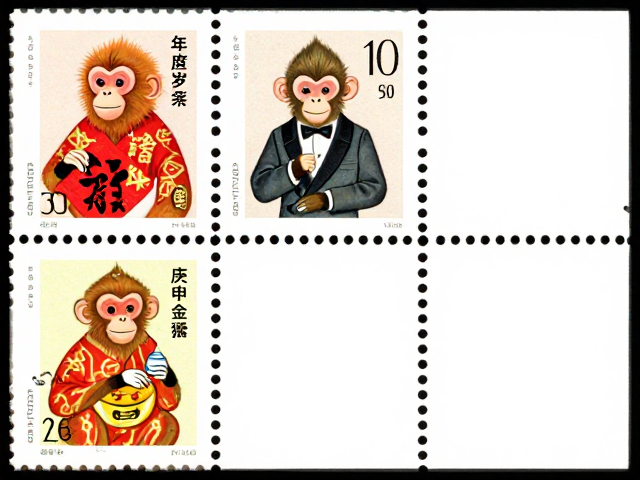 猴年邮票,年度贺岁系列方寸间的文化记忆与升值空间