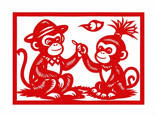 猴年邮票,剪纸艺术融入设计,为何第一轮生肖溢价极高?