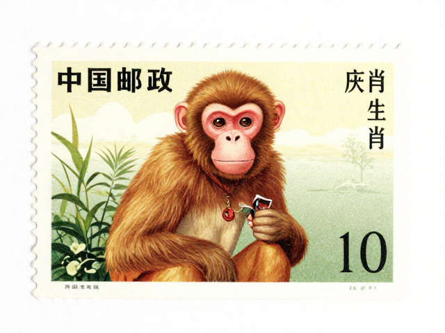 1980庚申猴票,中国邮政发行首枚生肖邮票,猴年邮票收藏价值解析
