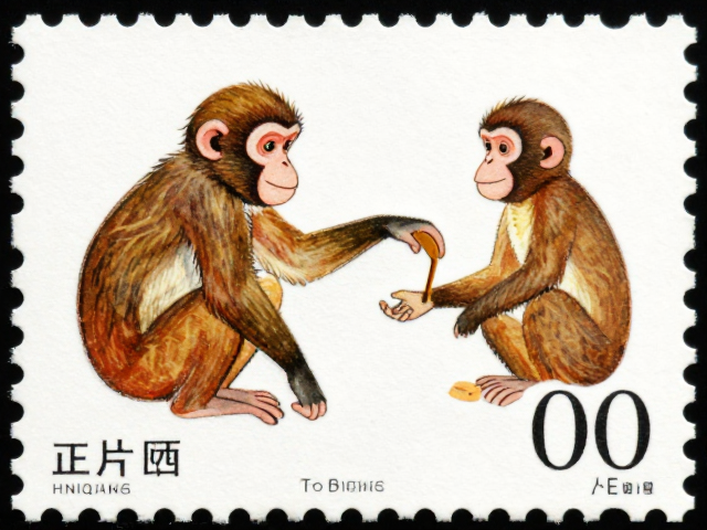 猴年邮票志号揭秘,异形模切版为何成集邮新宠?