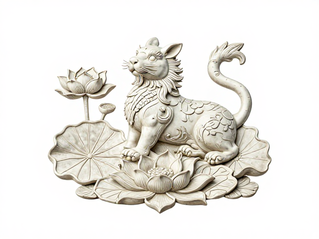 十二生肖荷花系列雕刻版,寓意深远,招财纳福的吉祥之选