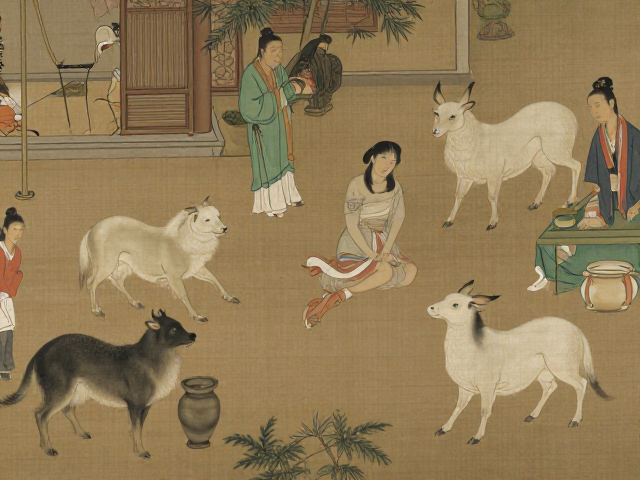 十二生肖富贵吉祥古代名画系列,传承东方美学与吉祥寓意