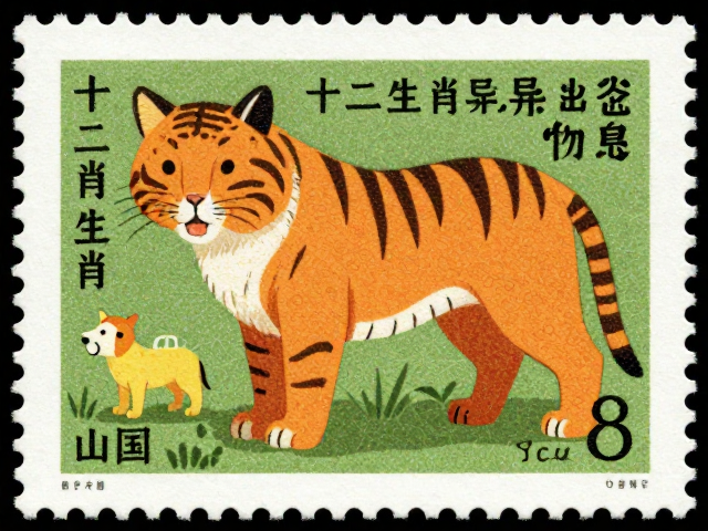 十二生肖异形齿邮票,揭秘生肖动物生态背景与珍本价值